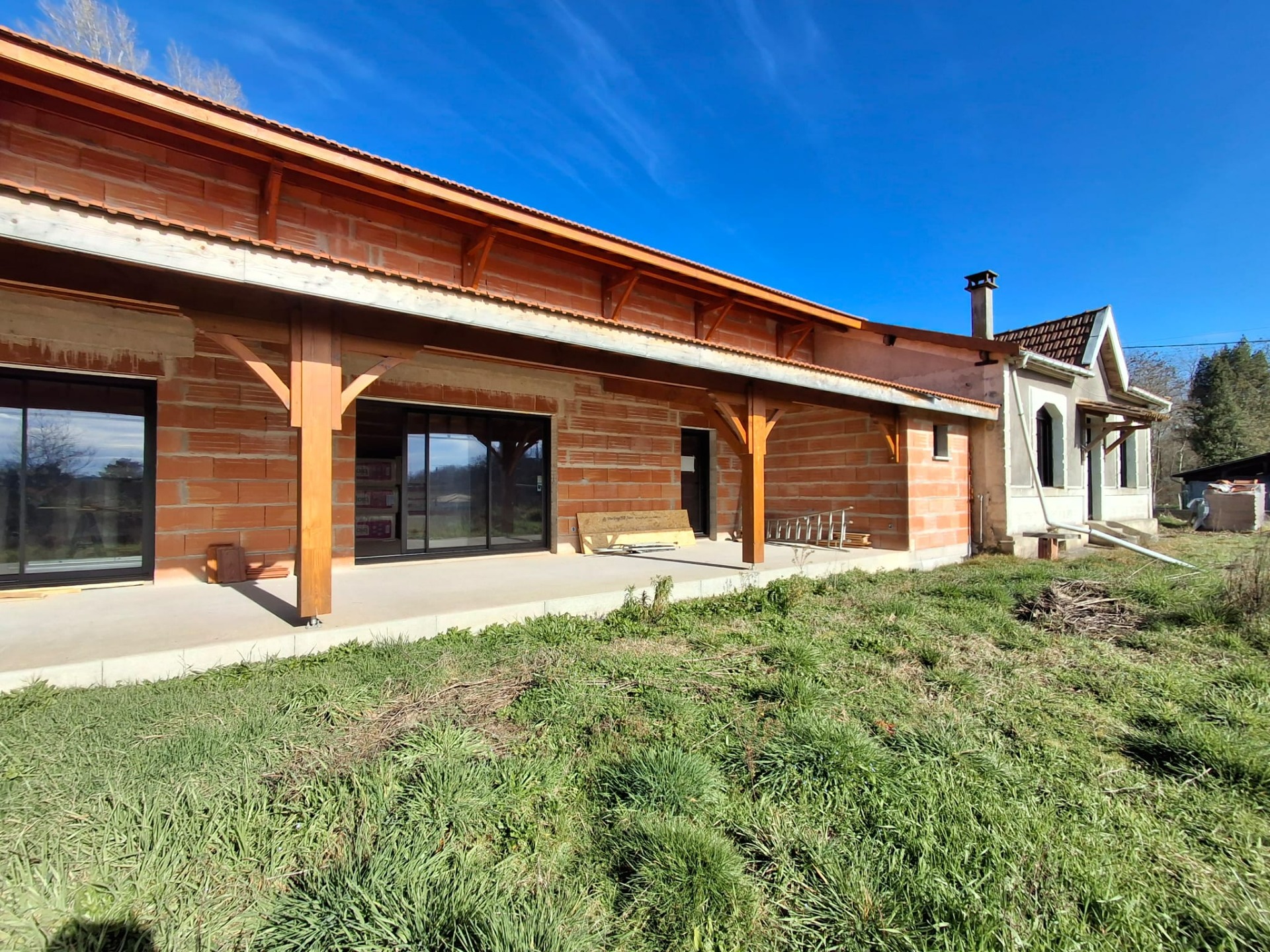 Création d'un appenti sur poteaux - Arcachon